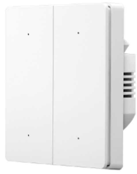 Tuya 4G Zigbee Push Button Switch with Neutral Line, 500W/Gang Load, Compatible with Alexa & Google Home, Zigbee Wireless Protocol